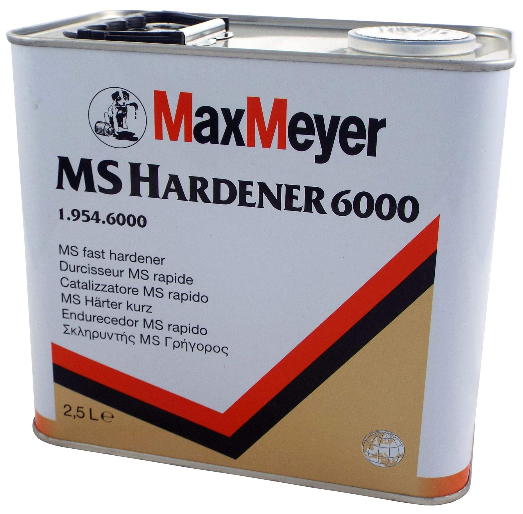 Max Meyer 2K schneller MS-Härter 6000, Farbhärter für Acryl-Produkte, 2,5 Liter von MAXMEYER