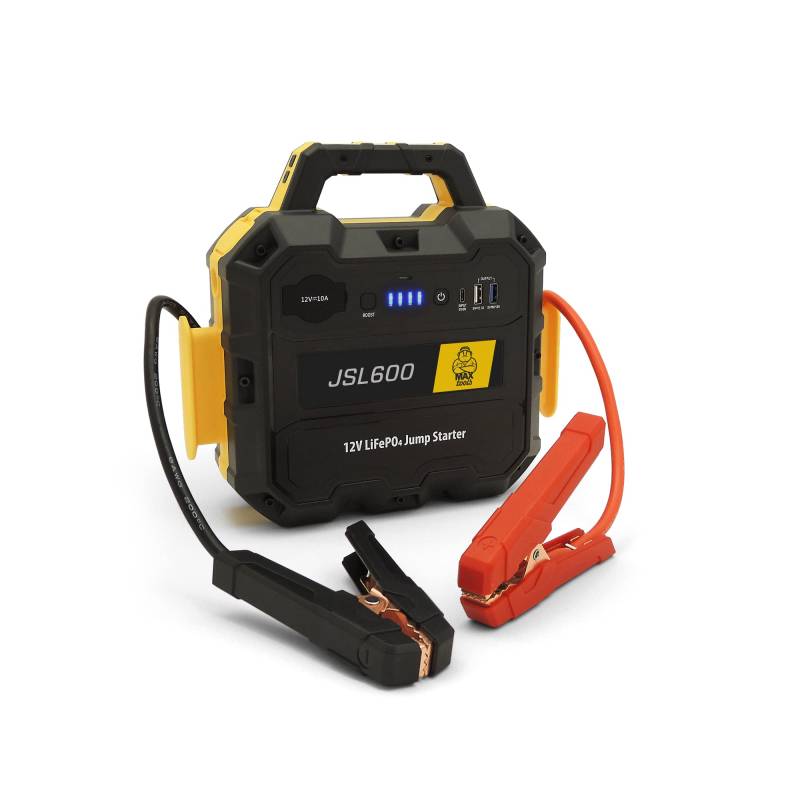 Maxtools, JSL600, Professioneller 12V 3600A-Notstarter für Autos, Geländewagen, Wohnmobile und Nutzfahrzeuge, Batteriepack und QC3.0-Schnellladegerät von MAXTOOLS