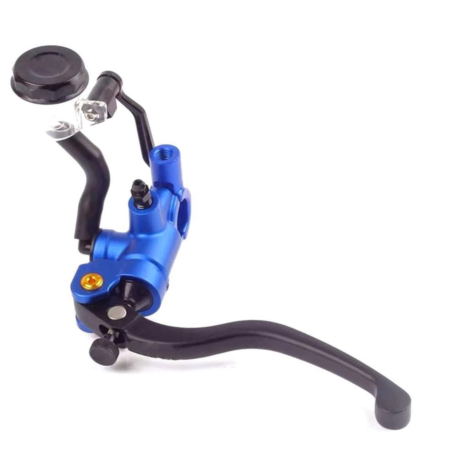 Bremsgriffhebel 17,5mm PX1 Motorrad Bremse Kupplung Pumpe Universal Für Kawasaki Für Suzuki Dirt Bike Hauptzylinder Hebel Griff Bremspumpe Bremskupplungshebel(Blue,Left) von MAYINGLON