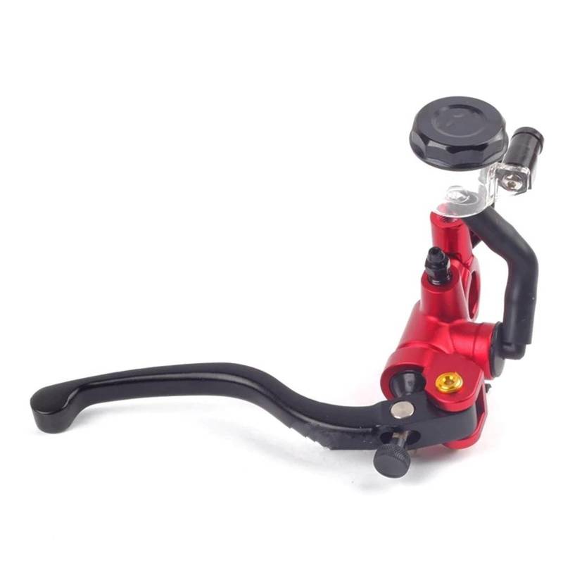 Bremsgriffhebel 17,5mm PX1 Motorrad Bremse Kupplung Pumpe Universal Für Kawasaki Für Suzuki Dirt Bike Hauptzylinder Hebel Griff Bremspumpe Bremskupplungshebel(Red,Right) von MAYINGLON