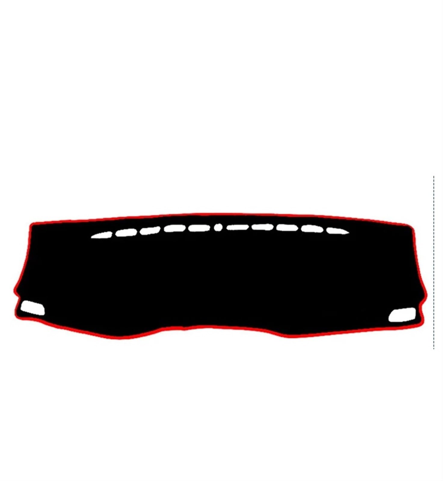 Dashboard Cover Mat Sun Protection Für Chevrolet Für Captiva 2019-2023 Auto-Armaturenbrett-Matten Vermeiden Sie Leichte Sonnenschutz-Pads Anti-UV-rutschfeste Schutzteppiche Dashboard Cushion(A Red Sid von MAYINGLON