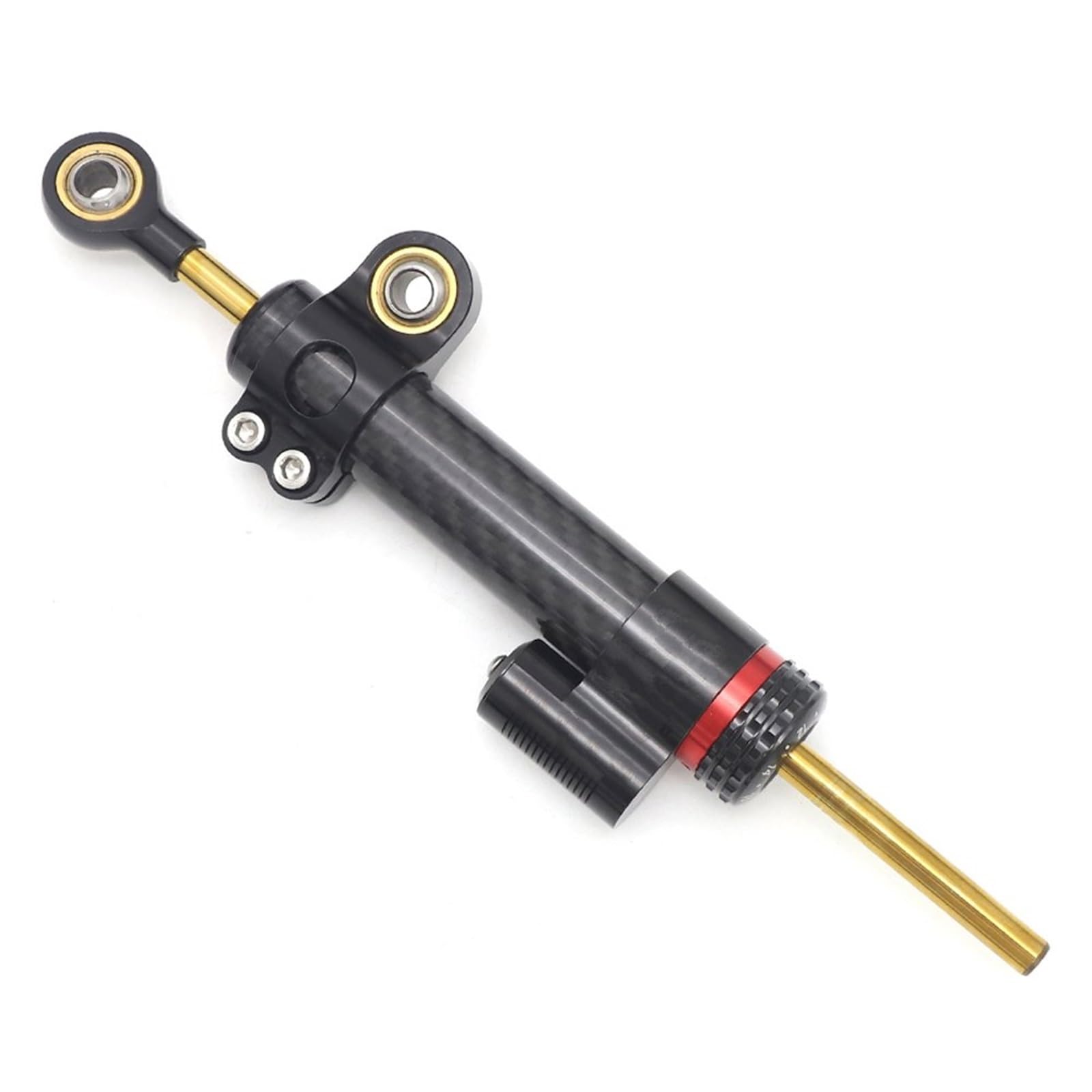 Lenkstabilisator 255 345mm Universal Motorrad Einstellbare Lenkung Dämpfer Stabilisator Für MT10 MT-07 MT09 Für ZX6R Für YZF R6 Für CBR650R CB1000R Dämpfer(255mm Carbon Fiber) von MAYINGLON