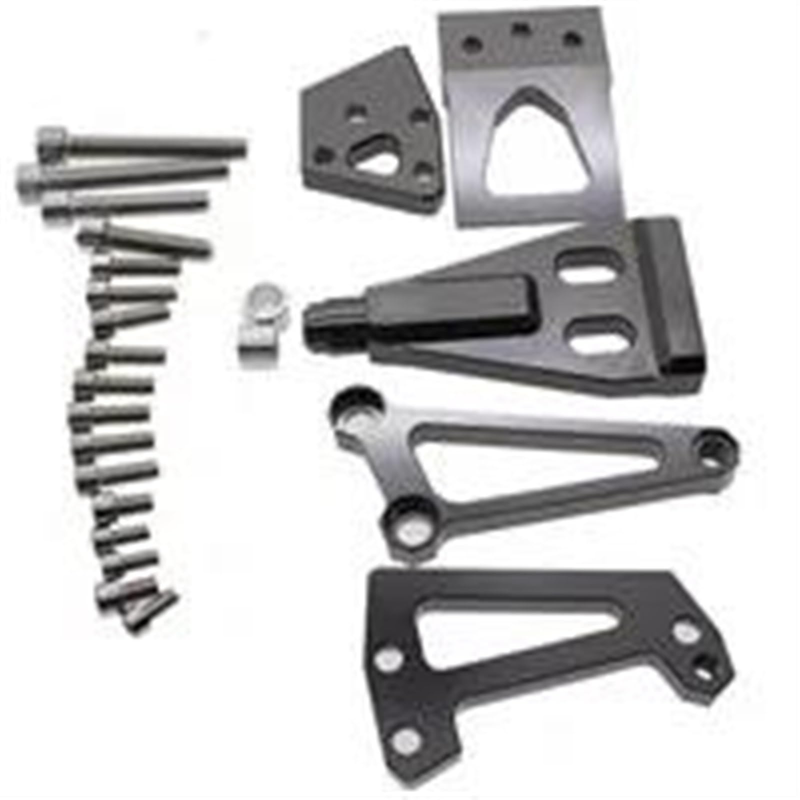 Lenkstabilisator Aluminium Motorrad Lenkungsdämpfer Stabilisator Halterung Montage Support Kit Halter Für Kawasaki Für ER6N ER6F Für NINJA650R 2009-2011 CNC Dämpfer(Gray) von MAYINGLON