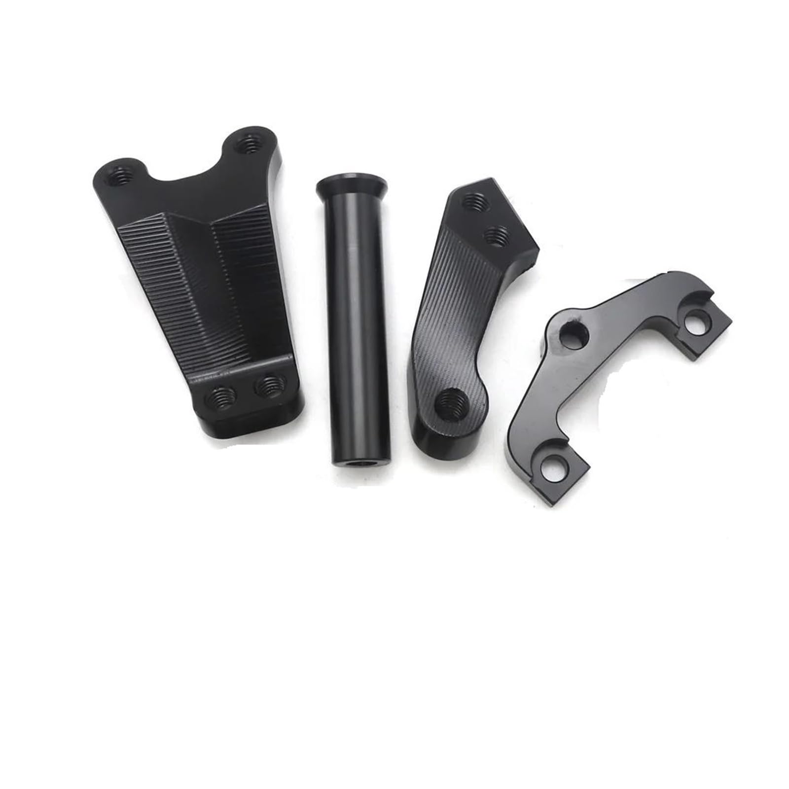 Lenkstabilisator Aluminium Motorradzubehör Richtungsdämpfer Befestigungshalterung Stabilisieren Sicherheitskontrolle Für Kawasaki Für ER6N 2012-2016 Dämpfer(Black) von MAYINGLON