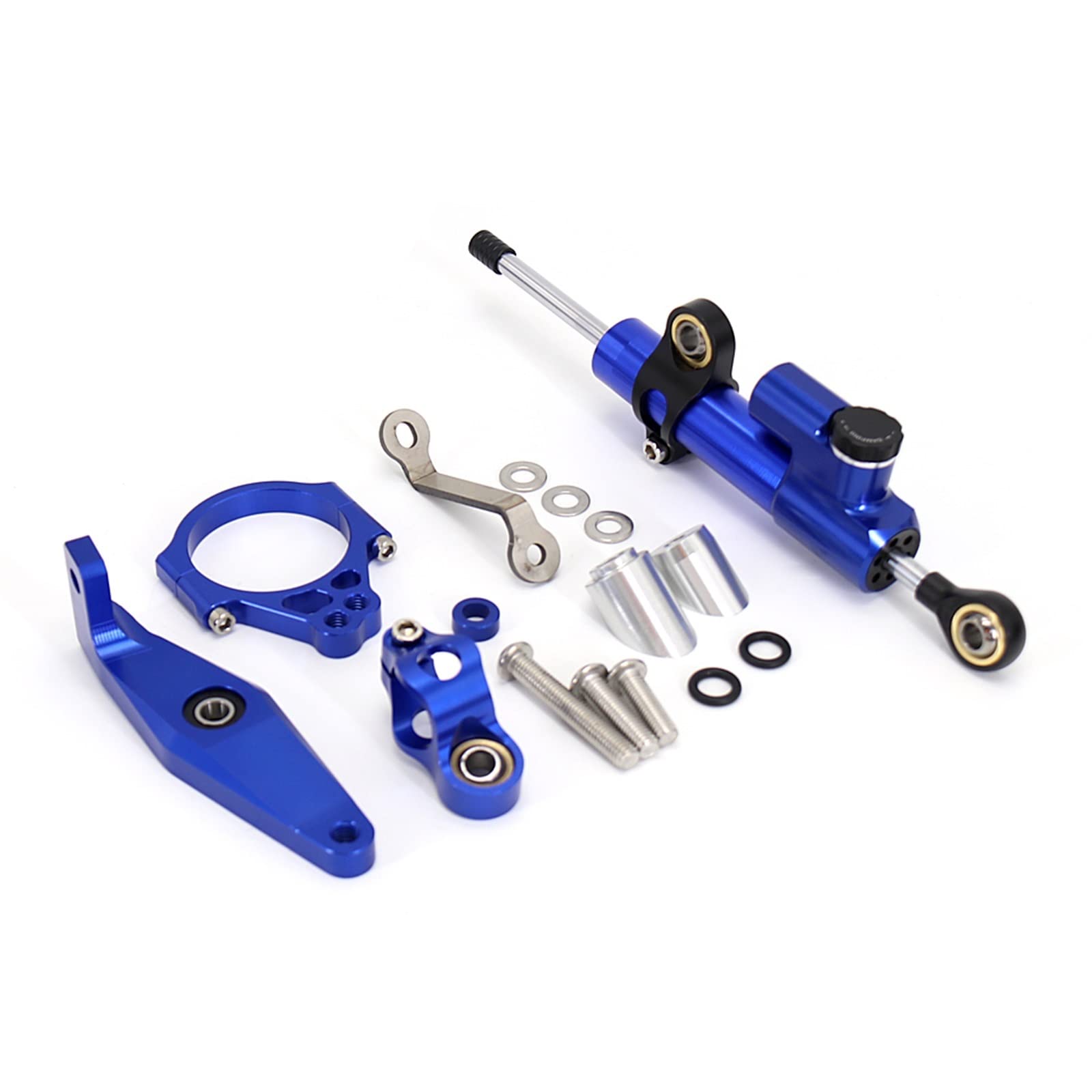 Lenkstabilisator CNC Lenkung Stabilisieren Dämpfer Halterung Montieren Motorrad Zubehör Für XSR 900 Xsr900 Xsr 900 2022 2023 Dämpfer(Set 4) von MAYINGLON