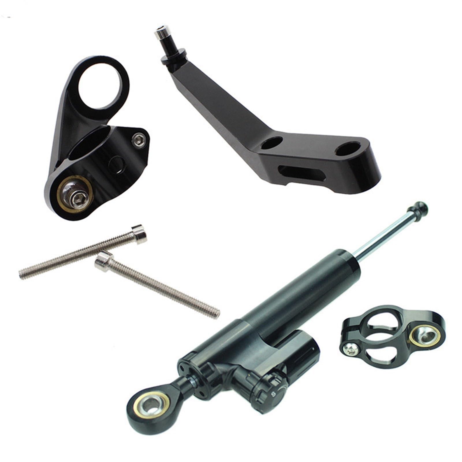 Lenkstabilisator Carbon Motorrad Lenkungsdämpfer Montagesatz Stützhalterung Stabilisator Für CBR 929RR CBR929 RR CBR 929 RR 2000-2001 Dämpfer(Damper n Bracket A) von MAYINGLON