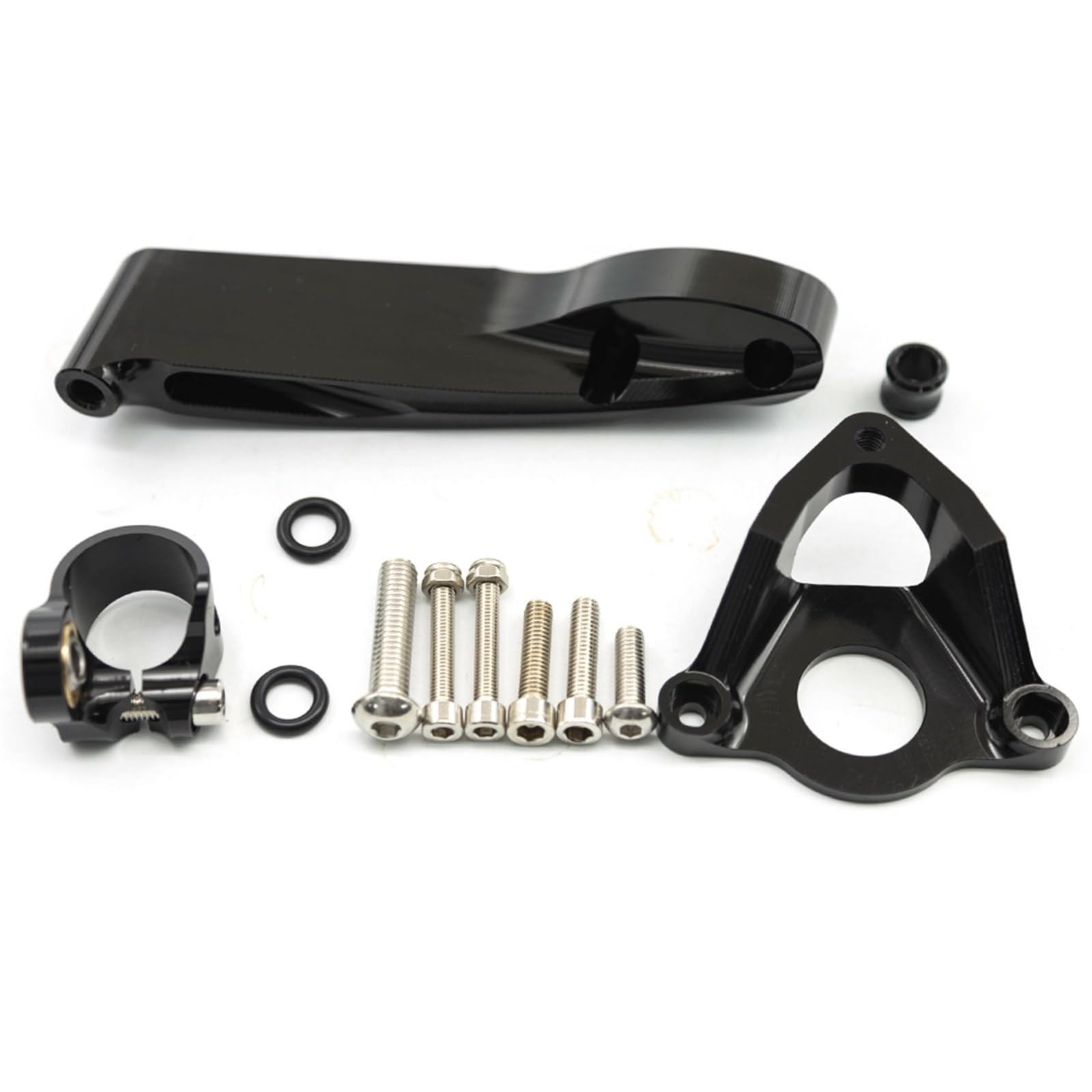 Lenkstabilisator Für CBR600RR 2007 2008 2009 2010 2011 2012 2013 2014 2015 2016 Lenkungsdämpfer Motorräder Stabilisieren CNC-Aluminium-Dämpferhalterung Dämpfer(L) von MAYINGLON