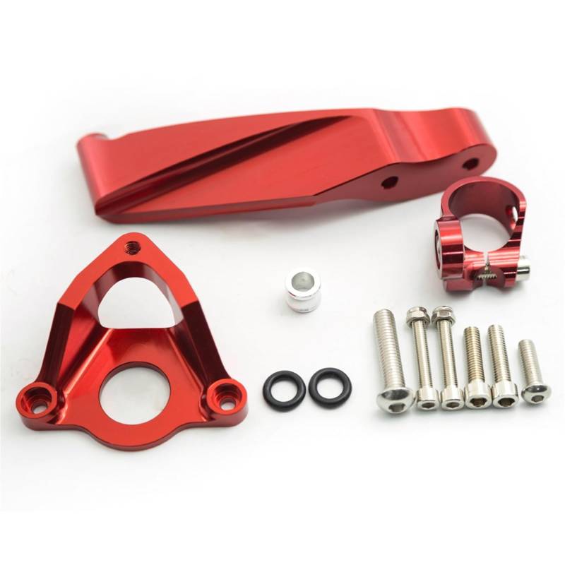 Lenkstabilisator Für CBR600RR 2007 2008 2009 2010 2011 2012 2013 2014 2015 2016 Lenkungsdämpfer Motorräder Stabilisieren CNC-Aluminium-Dämpferhalterung Dämpfer(N) von MAYINGLON