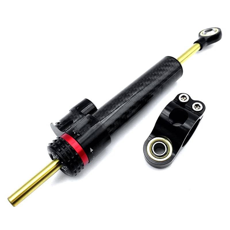 Lenkstabilisator Für CBR650R CBR650 R Für CBR 650R 2019-2022 Motorrad Carbon Faser Lenkung Stabilisator Dämpfer Sicherheits Control Dämpfer(E) von MAYINGLON