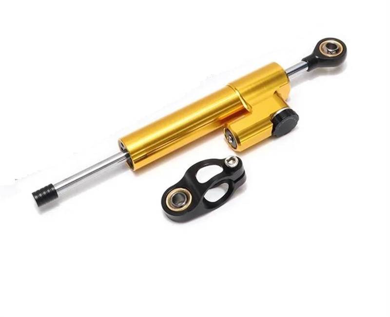 Lenkstabilisator Für Kawasaki CNC Universal Motorrad Einstellbare Lenkung Dämpfer Stabilisator Linear Umgekehrt Sichere Kontrolle Dämpfer(Gold) von MAYINGLON