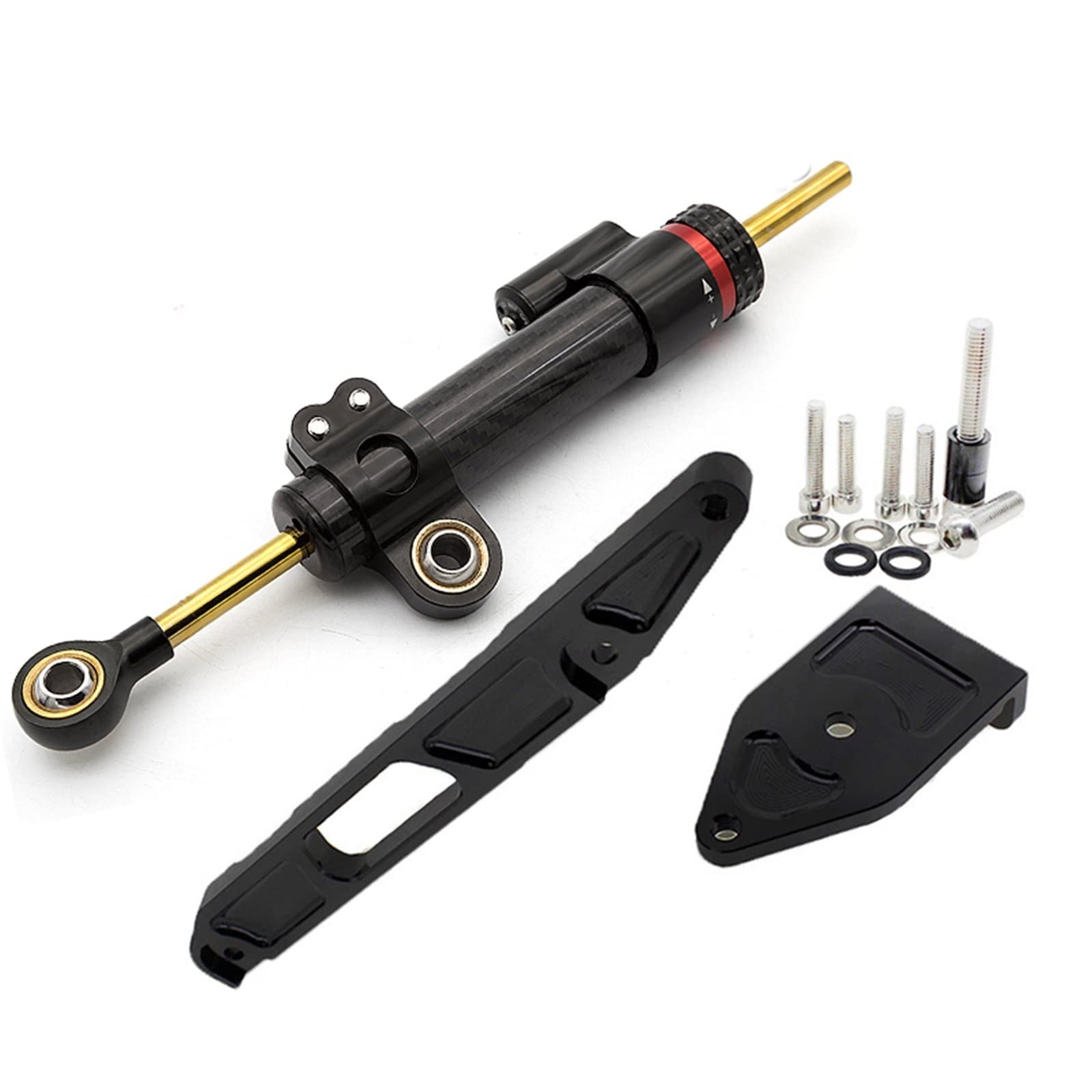 Lenkstabilisator Für XJR1300 1998-2015 Motorrad Aluminium Lenkung Stabilisator Dämpfer Halterung Montage Kit Für XJR 1300 Dämpfer(M) von MAYINGLON