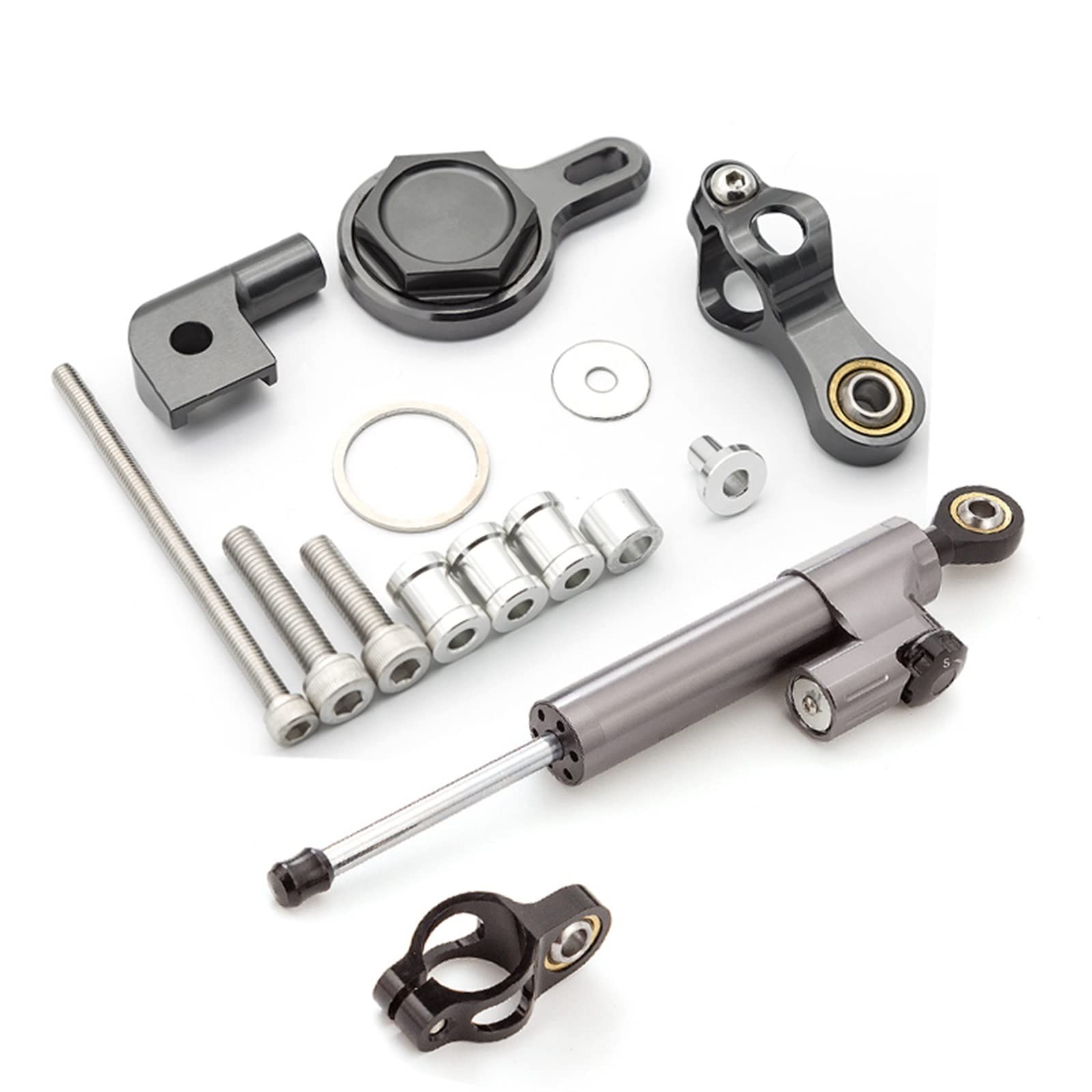 Lenkstabilisator Für YZF R1 1998 2000 2001 Halterung Unterstützung Montage Kit Set Für YZF-R1 1998-2001 Stabilisator Lenkung Dämpfer CNC Dmapers Dämpfer(G) von MAYINGLON