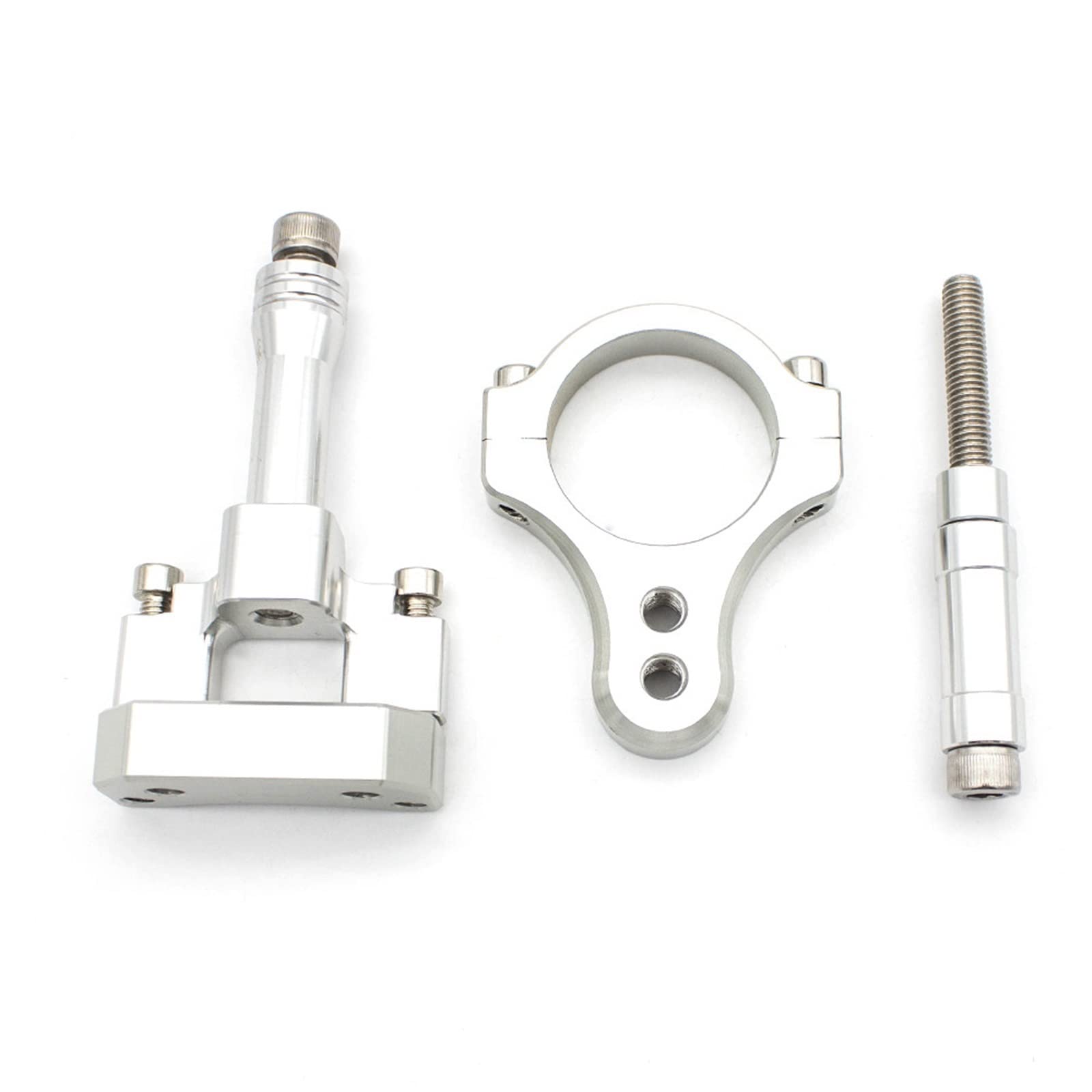 Lenkstabilisator Für YZF R3 R25 MT25 MT03 V1 2015-2018 Aluminium Motorrad Lenkung Dämpfer Stabilisieren Halterung Montage Kit Dämpfer(P) von MAYINGLON