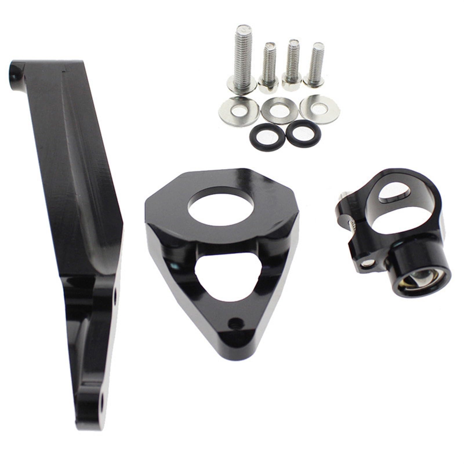 Lenkstabilisator Lenkung Stabilisieren Dämpfer Motorrad Aluminium Halterung Unterstützung Montage Kit Für CBR600RR Für CBR 600RR 2005-2006 Dämpfer(L) von MAYINGLON