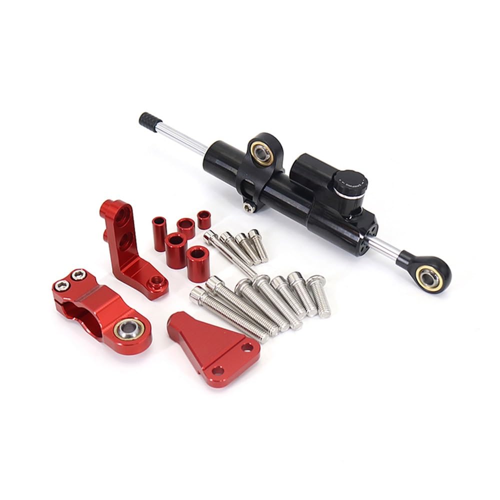 Lenkstabilisator Motorrad Aluminium Für Aprilia Für RS660 RS 660 Rs660 Rs 660 2021-2023 Dämpfer Lenkung Stabilisieren Sicherheit Control Halterung Dämpfer(Set 3) von MAYINGLON