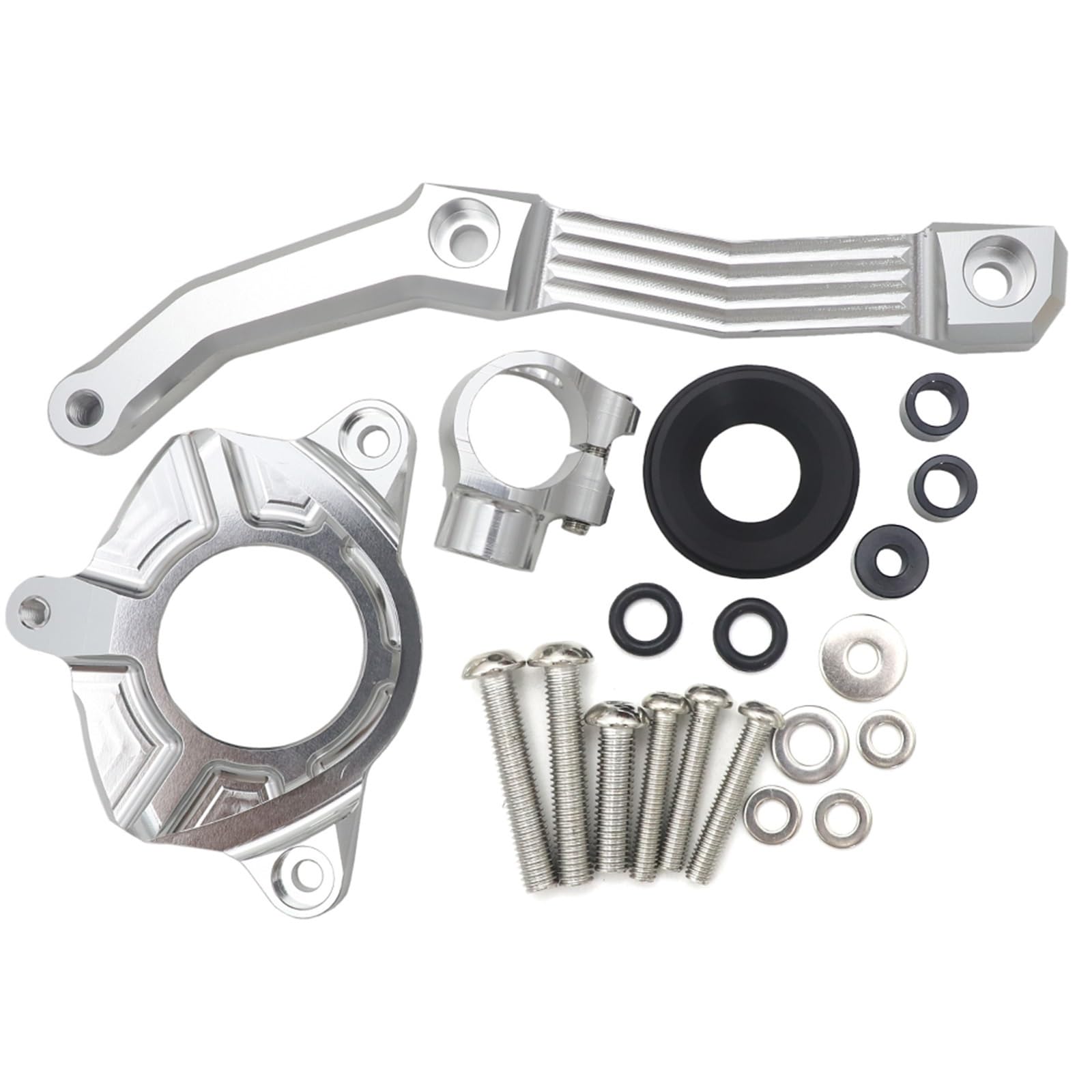 Lenkstabilisator Motorrad Aluminium Lenkstabilisator Dämpfer Halterung Kit Für Kawasaki Für Z1000 2010 2011 2012 2013 Dämpfer(Type-A) von MAYINGLON