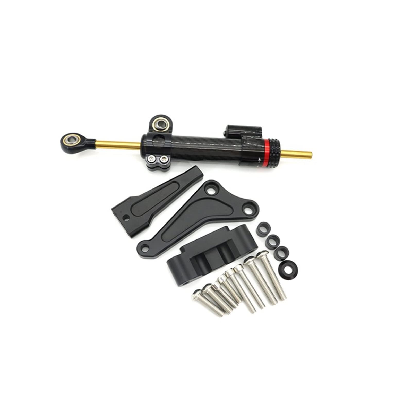 Lenkstabilisator Motorrad Lenkung Stabilisator Dämpfer Montage Halterung Kit FÜR Straße FÜR Triple 765r 765rs 1200rs Dämpfer(A) von MAYINGLON