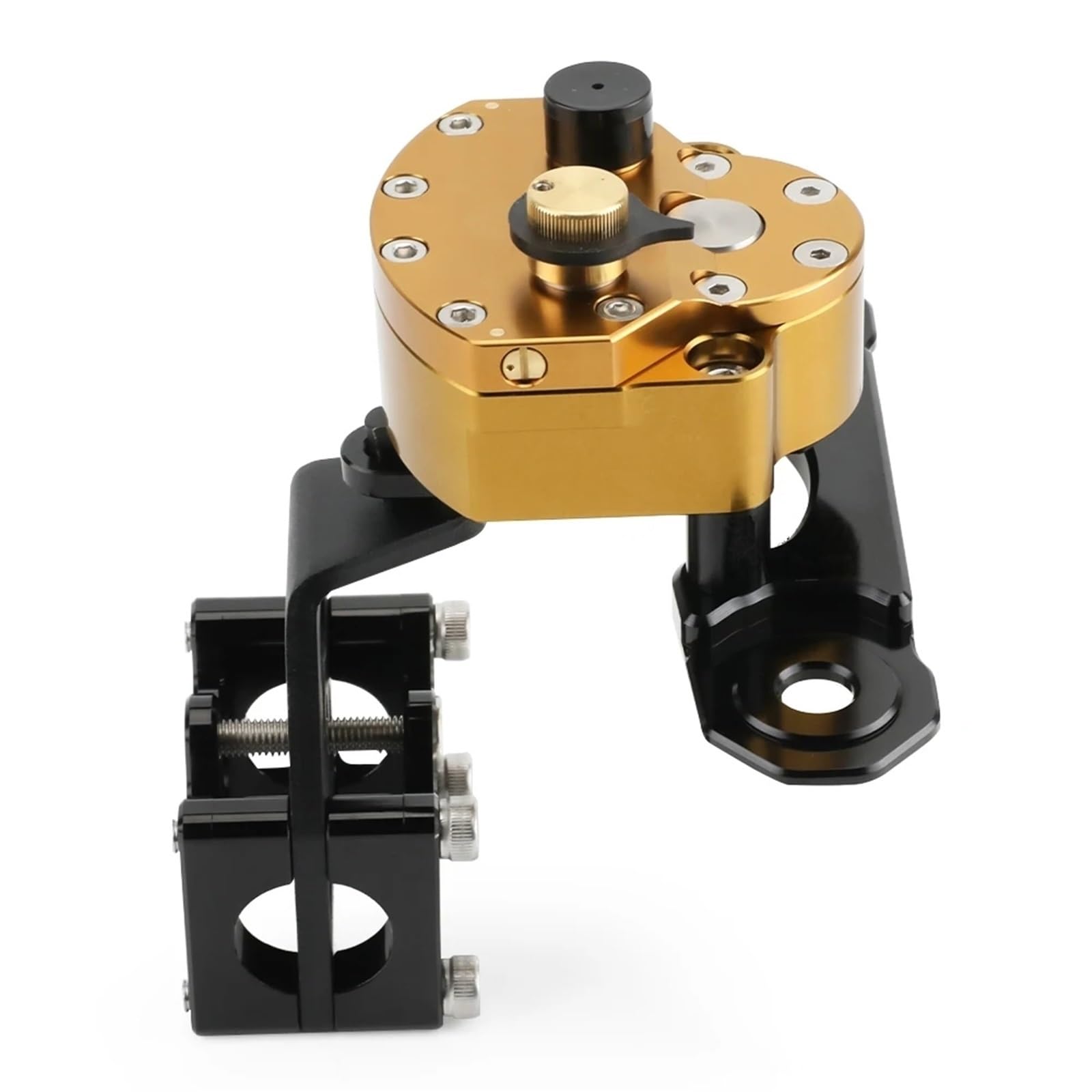 Lenkstabilisator Motorrad Lenkungsdämpfer Für TENERE 700 Für XTZ700/Rally Für XTZ 700 690 07 Lenkungsstabilisator Stoßdämpfer Control Kit Dämpfer(Gold) von MAYINGLON