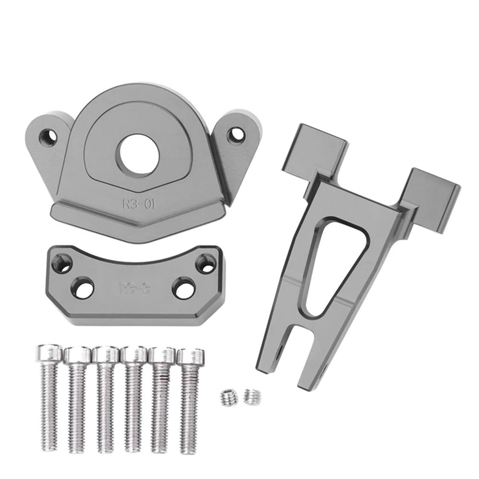 Lenkstabilisator Motorrad-Lenkungsstabilisator-Dämpfer-Montagehalterung Für YAM&AHA Für YZF-R3 YZF-R25 YZF R3 R25 2014–2017 2018 Dämpfer(J) von MAYINGLON