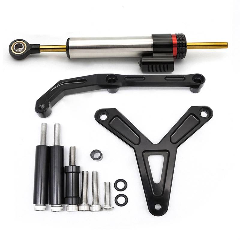 Lenkstabilisator Motorrad Stabilisator Lenkung Dämpfer Halterung Montage Kit Unterstützung Zubehör Für Tracer 900 MT-09 MT09 2021 2022 Dämpfer(Damper n Bracket B) von MAYINGLON