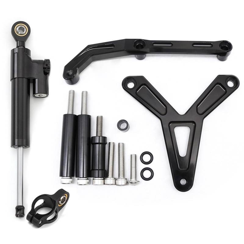 Lenkstabilisator Motorrad Stabilisator Lenkung Dämpfer Halterung Montage Kit Unterstützung Zubehör Für Tracer 900 MT-09 MT09 2021 2022 Dämpfer(Damper n Bracket D) von MAYINGLON