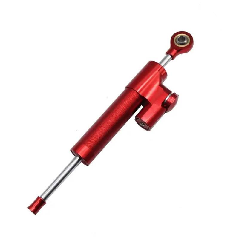 Lenkstabilisator Motorradzubehör Dämpfer Lenkungsstabilisator Für Sicherheitskontrolle Universal Aluminiumlegierung Motorrad Lenkungsdämpfer Dämpfer(Red) von MAYINGLON