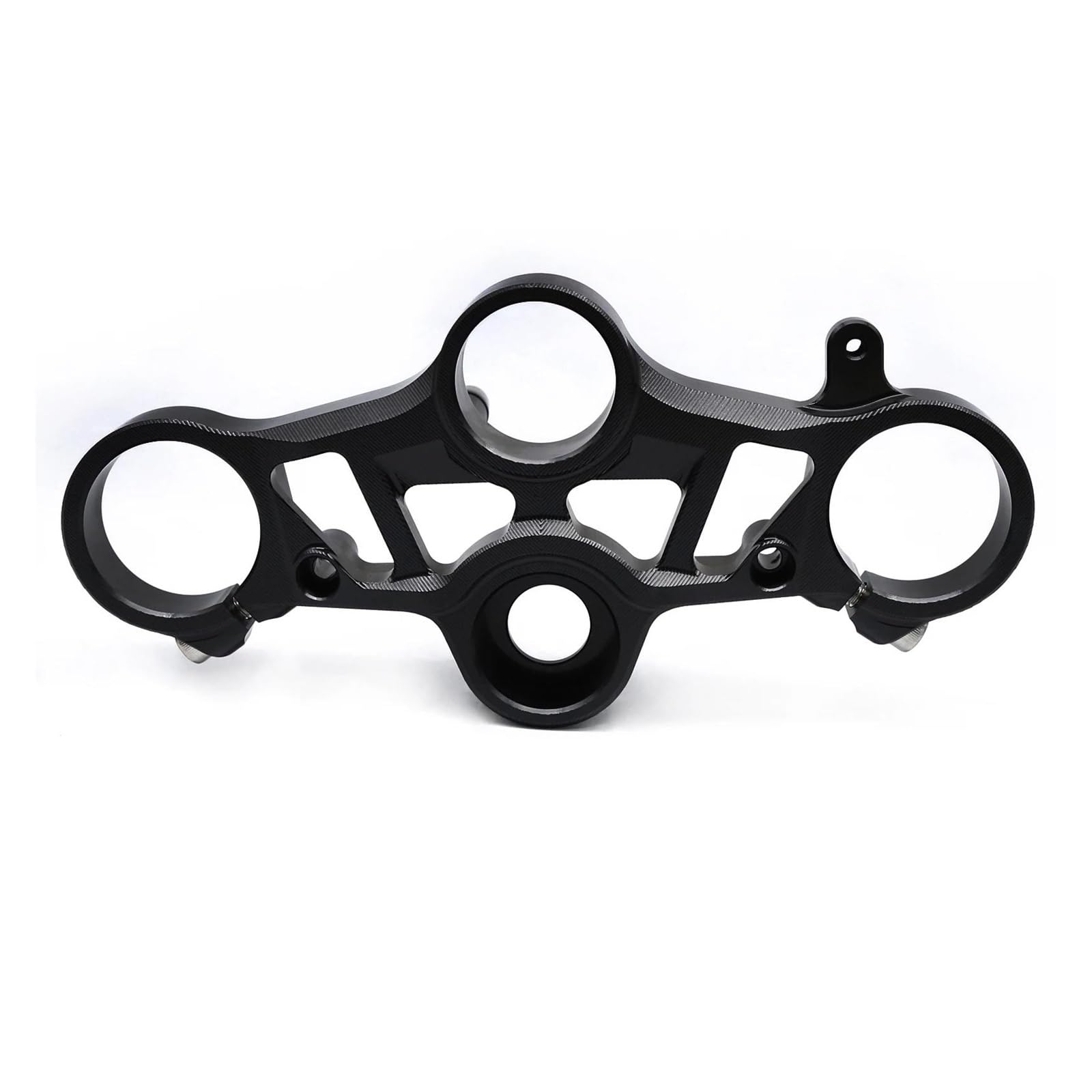 Lenkstabilisator Motorradzubehör Vordere Gabelbrücke Obere Brücke Top Clamp Gabel Für YZF R7 Für YZFR7 2021 2022 2023 Dämpfer(Black) von MAYINGLON