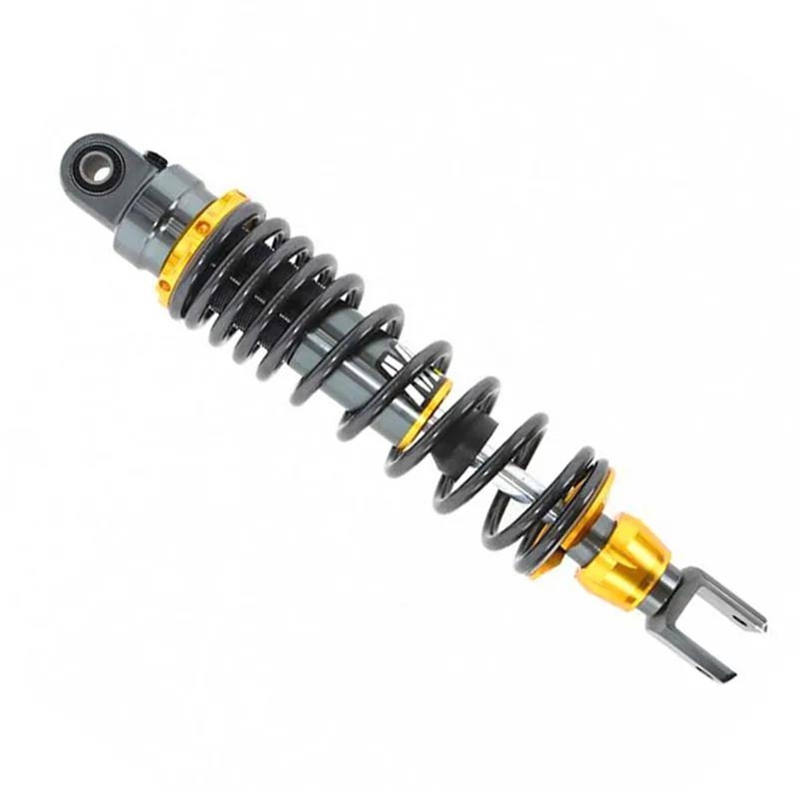 Lenkstabilisator Universal 320mm Motorrad Für Roller Dirt-Bike Sport-Bike Hinten Suspension Einstellbare Dämpfung Stoßdämpfer Dämpfer(Gold) von MAYINGLON