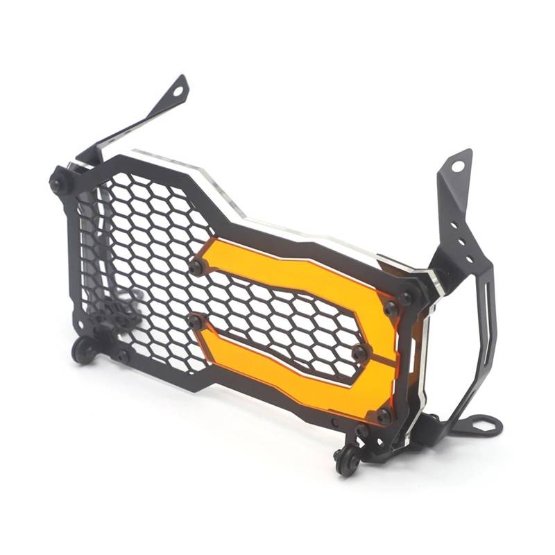 Motorrad Scheinwerfer Gittermaske Motorrad Scheinwerfer Kühlergrill Wache Cover Schutz Kits Zubehör Für R1250GS LC Abenteuer Für R1250 GS Scheinwerfer-Grill-Abdeckung(Orange) von MAYINGLON