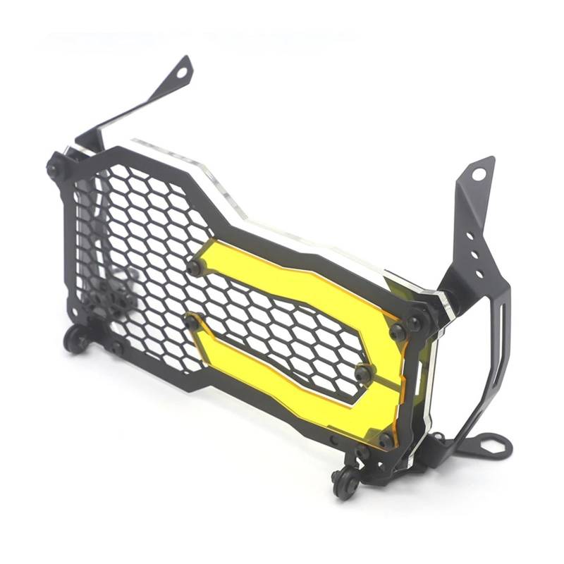 Motorrad Scheinwerfer Gittermaske Motorrad Scheinwerfer Kühlergrill Wache Cover Schutz Kits Zubehör Für R1250GS LC Abenteuer Für R1250 GS Scheinwerfer-Grill-Abdeckung(Yellow) von MAYINGLON