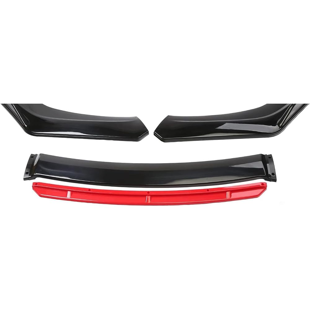 Frontspoiler Lippe, für Renault Trafic 2014-2021 Frontstoßstangen AntiKollision Frontstoßstange Splitter Auto Zubehör,Glossy Black von MAYNUO