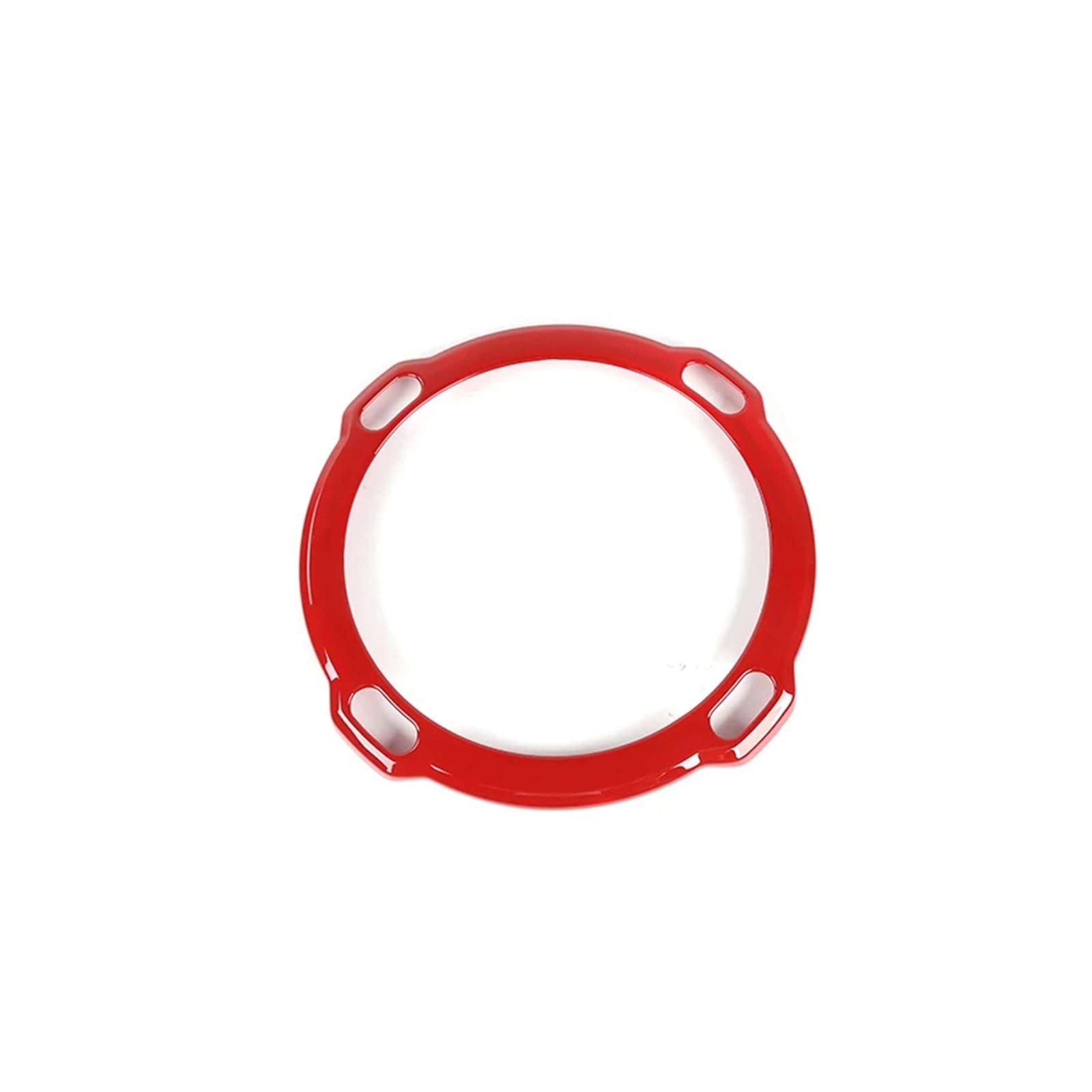 Control Panel Trim Für J&eep Für W&Rangler Für J&L Für Rubicon 2018-up Kofferraum Horn Lünette Lautsprecher Ring Dekoration Abdeckung Trim Aufkleber Innen Zubehör Mittelkonsole Frame(Red) von MBPBVRVAF