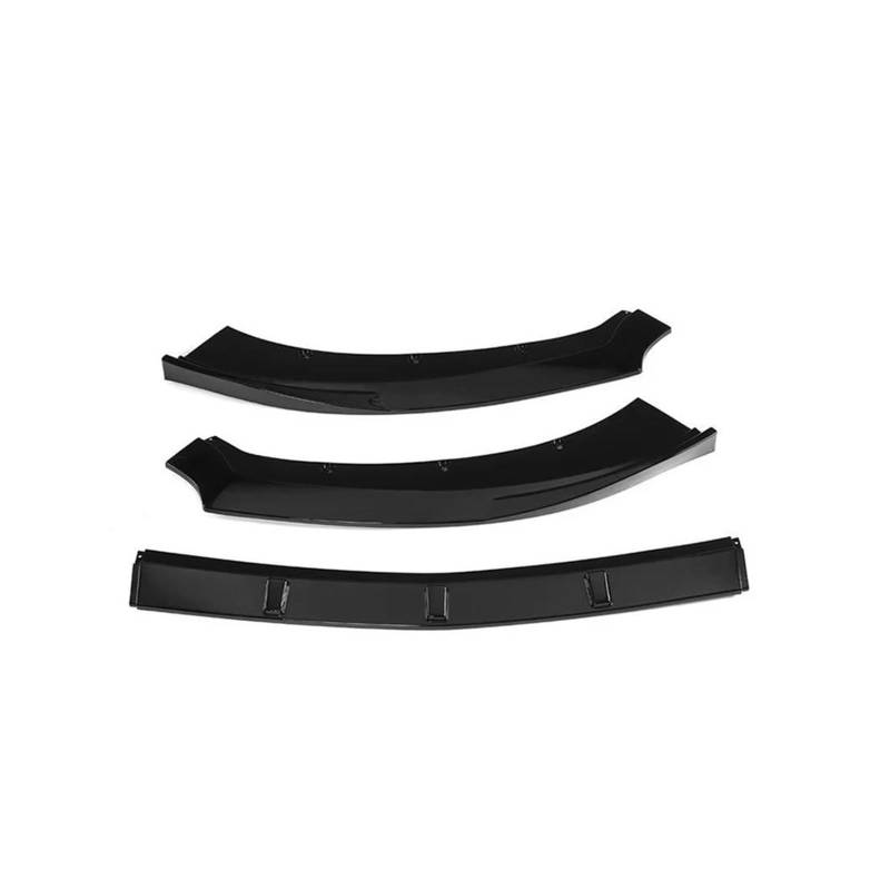 Heckscheibenspoiler Für Mustang 2015 2016 2017 Splitter Lip Body Kit Carbon Look/Schwarz Auto Vorderen Stoßfänger Spoiler Diffusor Schutz 3 Stücke Heckspoiler Spoiler(Glossy Black) von MBPBVRVAF