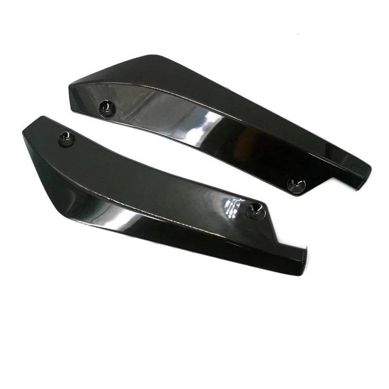 Heckscheibenspoiler Spoiler Diffusor Splitter Kratzschutz Kohlefaser Winglets Seitenschwellerverlängerung Auto Vorne Hinten Stoßstangenleiste Lippe Universal Heckspoiler Spoiler(Black 1) von MBPBVRVAF