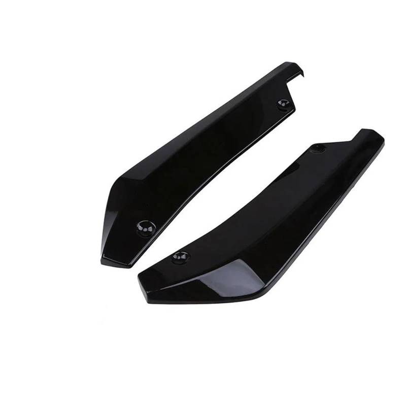 Heckscheibenspoiler Universal Kratzschutz Winglets Glänzend Schwarz Auto Heckstoßstange Streifen Lippenspoiler Diffusor Splitter Seitenschwellerverlängerung 2 Stücke Heckspoiler Spoiler von MBPBVRVAF