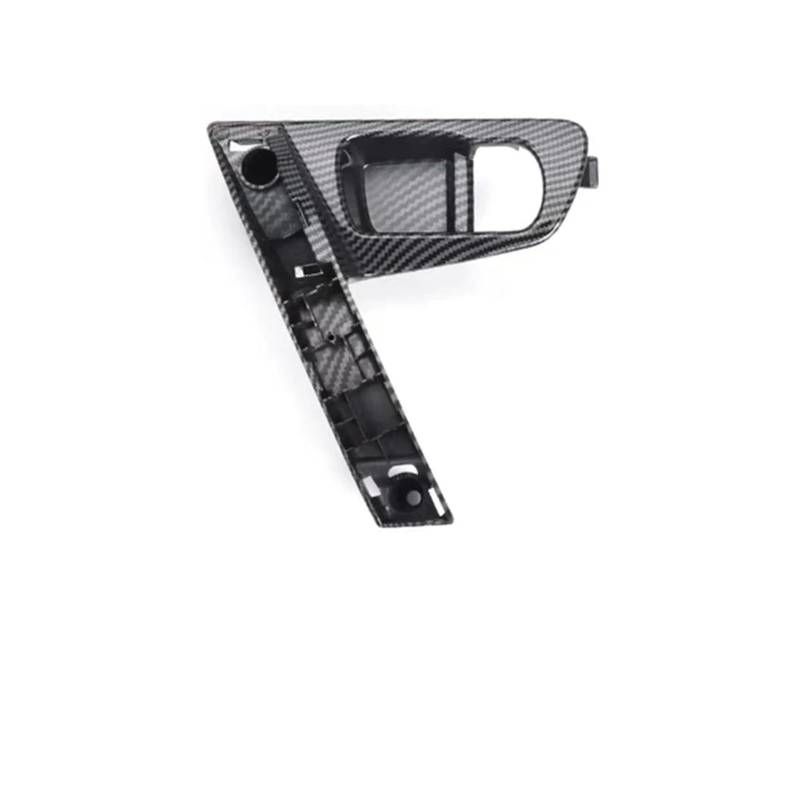 Innen Tür Pull Griff 80944-JE50A Für Q&ashqai Für J10 2008-2015 Auto-Innengriff Innentürverkleidung Pull Trim Abdeckung Schwarz Silber Carbon Fiber Links Rechts Innentür Zuggriff(Carbon Base R) von MBPBVRVAF