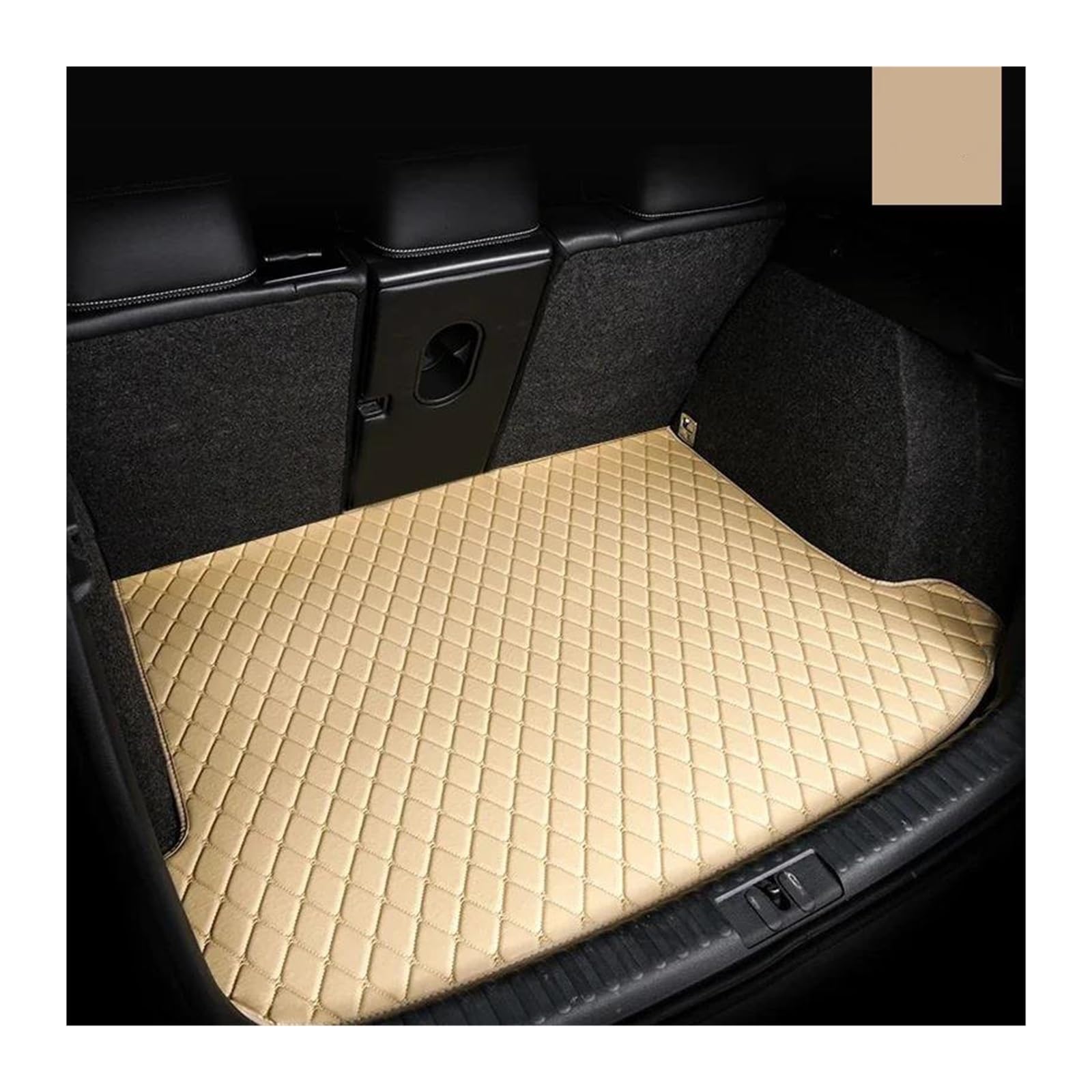 Kofferraumwanne Teppich Für K&UGA Für E&Scape 2013 2014 2015 2016 2017 2018 Auto Stamm Teppich Matten Matte Auto Teppiche Zubehör Kofferraum Innenmatte(BEIGE SIGIE) von MBPBVRVAF