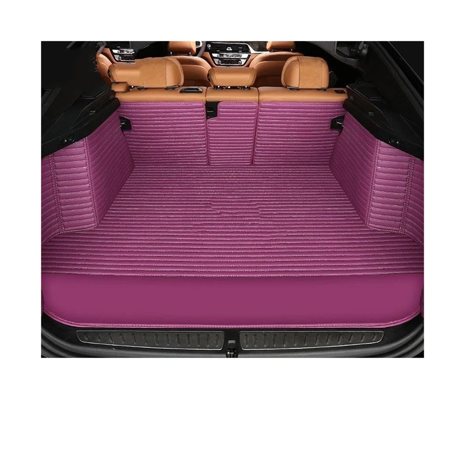 Kofferraumwanne Teppich Für K&ia Für R&io Für S&Portage Für C&Erato K2 K3 K4 K5 Alle Modelle Auto Stamm Schutz Matten Auto Individuelles Zubehör Kofferraum Innenmatte(Purple) von MBPBVRVAF