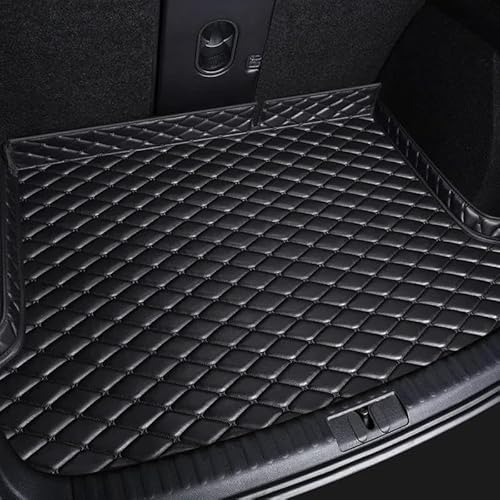 Kofferraumwanne Teppich Für X5 E53 E70 F15 G05 Für X4 F26 G02 Kofferraum Matte Auto Innen Teppich Zubehör Künstliche Leder Angepasst Kofferraum Innenmatte(Black) von MBPBVRVAF