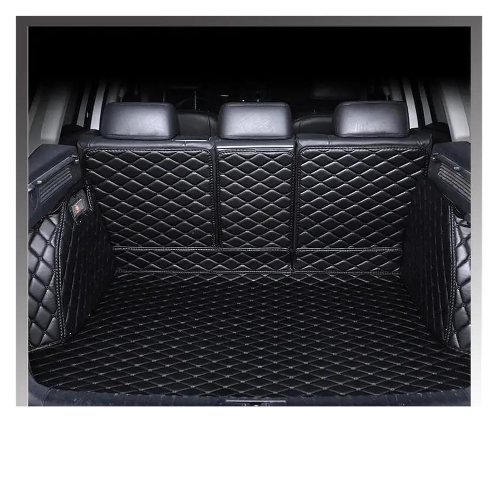 Kofferraumwanne Teppich Kofferraummatte Cargo-Liner Innenabdeckung Zubehör Für M&azda CX5 Für CX-5 SUV 2012 Kofferraum Innenmatte(Black) von MBPBVRVAF