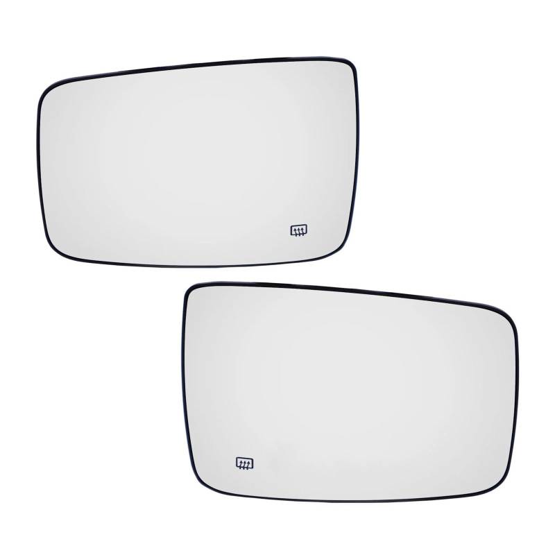 Außenspiegelglas Für Dodge Für Ram 1500 2500 2009-2019 Auto Links Rechts Seite Rückspiegel Glas Auto Außen Teile Erhitzt Flügel Tür Seite Rückansicht Glas Seitenspiegel Glaslinse(Left and Right) von MBROS