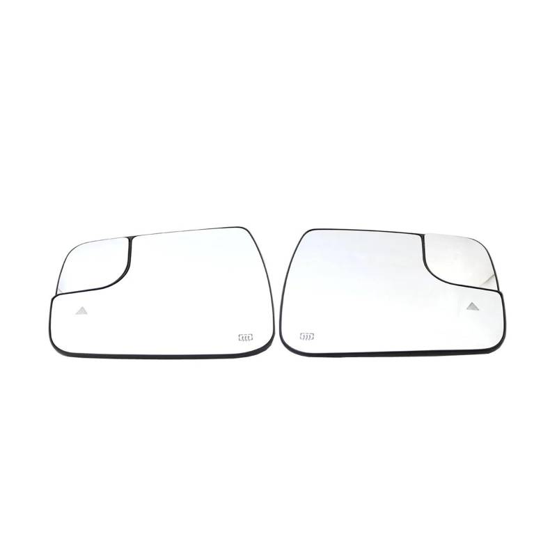 Außenspiegelglas Für Dodge Für Ram 1500 2500 2019 2020 2021 Auto Blind Spot Rückspiegel Elektrische Flügel Tür Beheizte Rückspiegel Glas 68402095AA Seitenspiegel Glaslinse(1 Pair) von MBROS