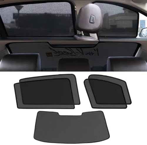 Auto Seitenfenster Sonnenschutz für BMW 3 Series Coupe(E46) 1999-2006, Magnetische Vorne Heckscheibe Seite Fenster mit UV Schutz Rahmen Vorhang Autozubehör,4Sides+1Rear von MBROS