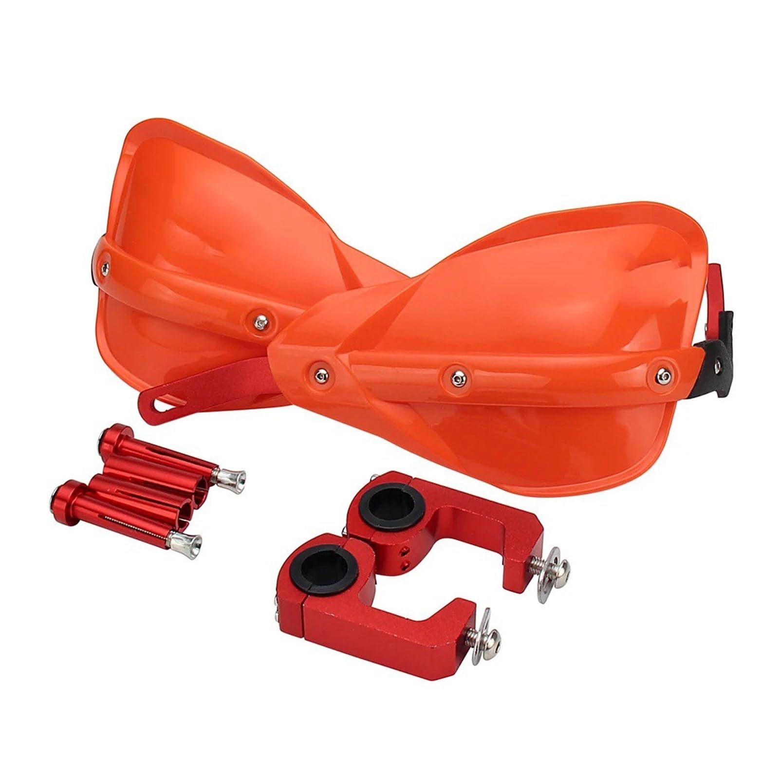 Handschutzschild Universal Motorrad Motocross Für Dirt Bike Handschutz Schützen Universal Lenker Hand Guards Schützen Lenker Handprotektoren(Orange C) von MBROS