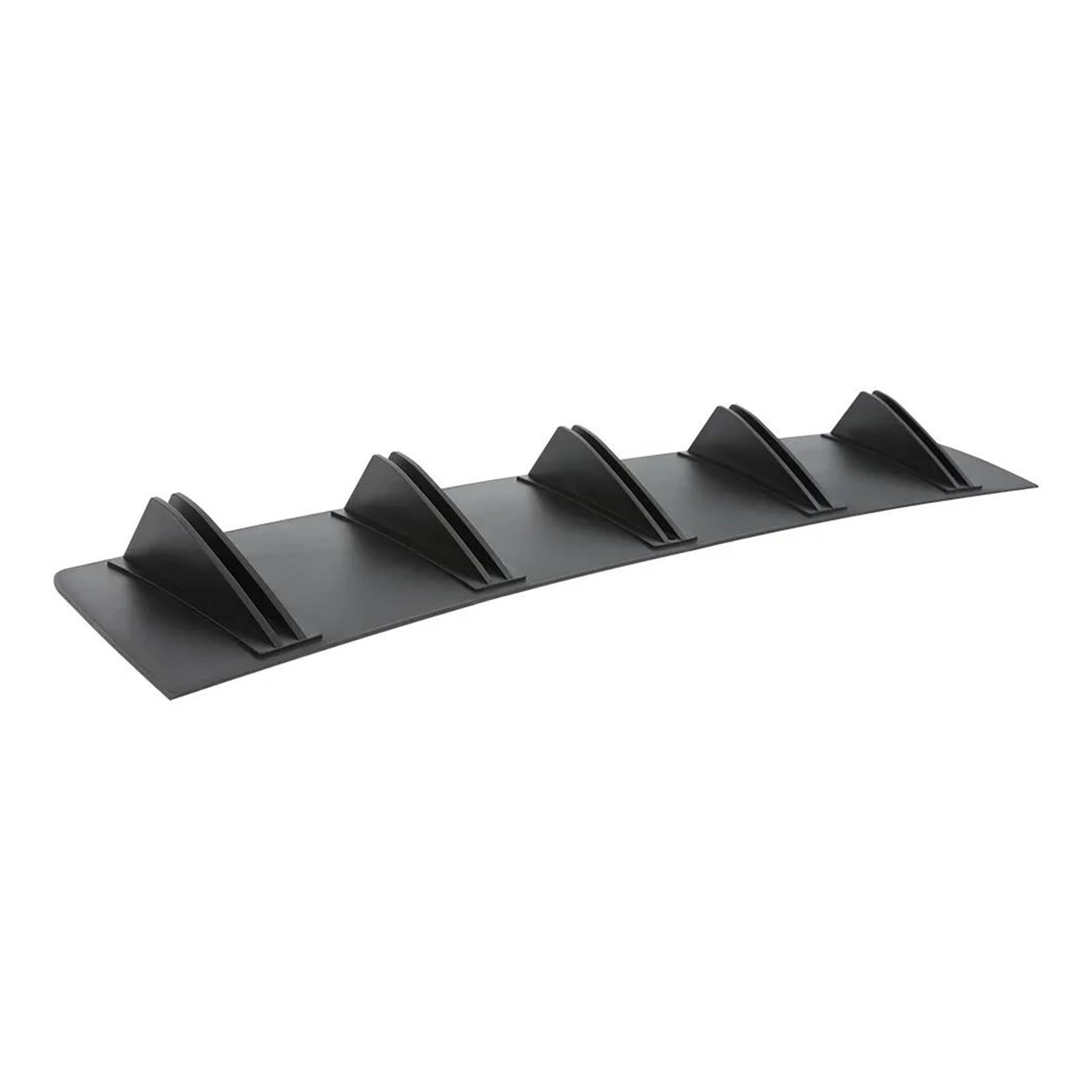 Heckscheibenspoiler Für F30 F31 F80 Universal-Heckspoilerlippe Im Haifischflossen-Stil Gebogene Stoßstangenlippe Diffusor Heckspoilerlippe 10 Flossen 2 Stück Heckspoiler Spoiler(Black) von MBROS