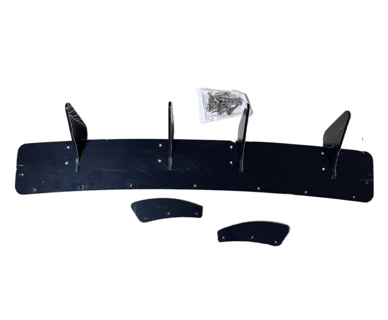 Heckscheibenspoiler Für G&olf 7 Für VII MK7 Für G&TI 2013 2014 2015 2016 Auto Heckstoßstangendiffusor Glänzend Schwarz Rückseite Splitter Spoilerlippe ABS 4 Flossen Heckspoiler Spoiler von MBROS