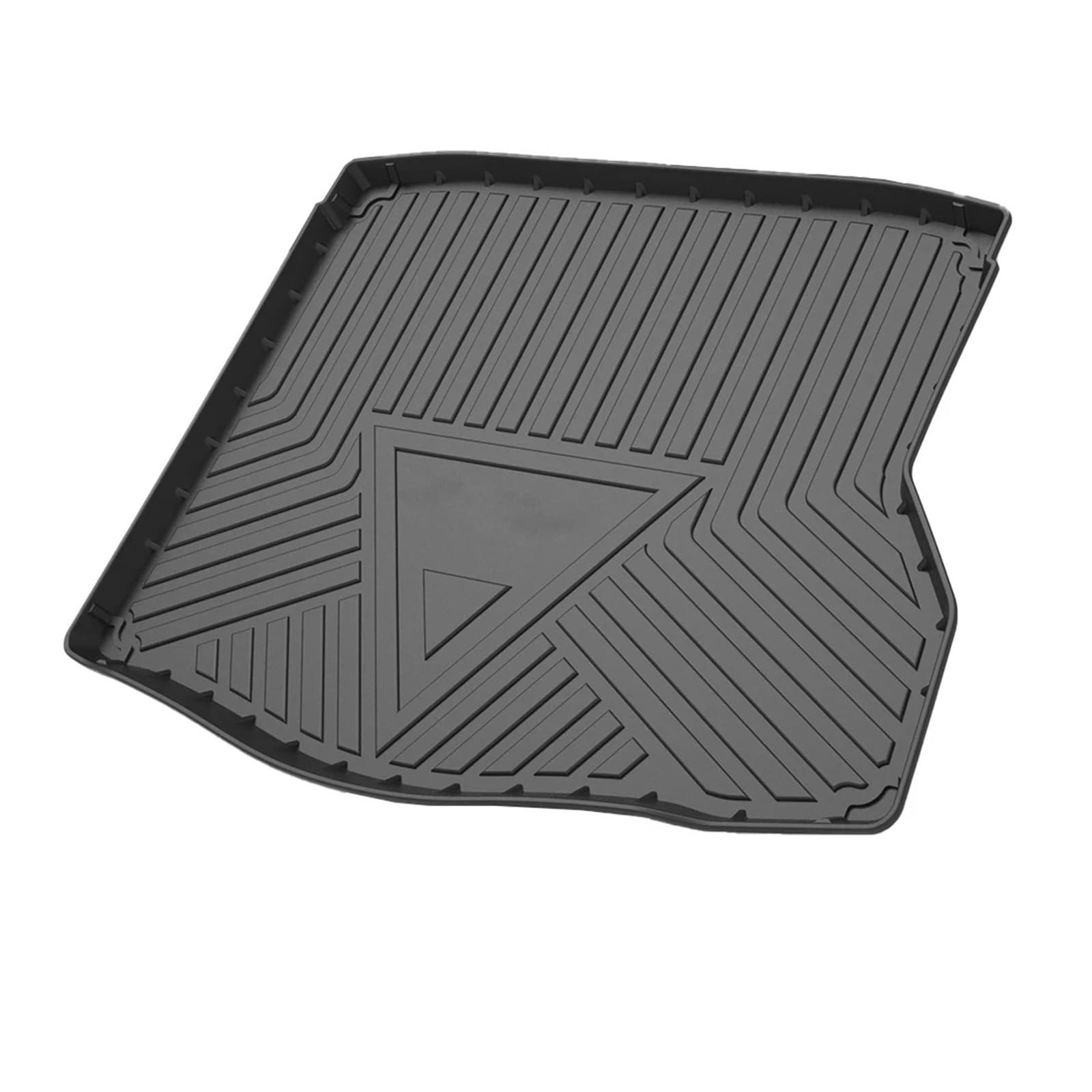 Kofferraummatten Für CLA Für Coupe C117 C118 2013 2014 2015 2016 2017 2018 2019 2020 2021 2022 2023 Auto Cargo Liner Stamm Matten Kofferraum Tablett Teppich Kofferraumschutz Zubehör(13-18) von MBROS