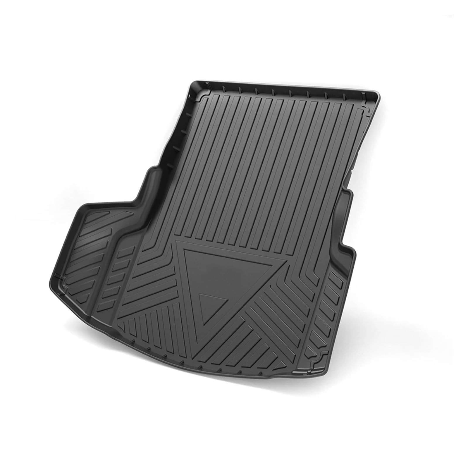 Kofferraummatten Für Cadillac Für CT6 2016 2017 2018 2019 2020 2021 2022 Auto Cargo-Liner Box Matte Anti Slip Stamm Matte Stamm Fach Teppich Kofferraumschutz Zubehör von MBROS