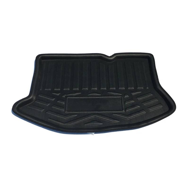 Kofferraummatten Für Fiesta 2009-N Auto Hinten Boot Cargo-Liner Stamm Boden Matte Teppiche Gepäck Tablett Matten Pad Matte Teppich Kofferraumschutz Zubehör(Hatchback) von MBROS