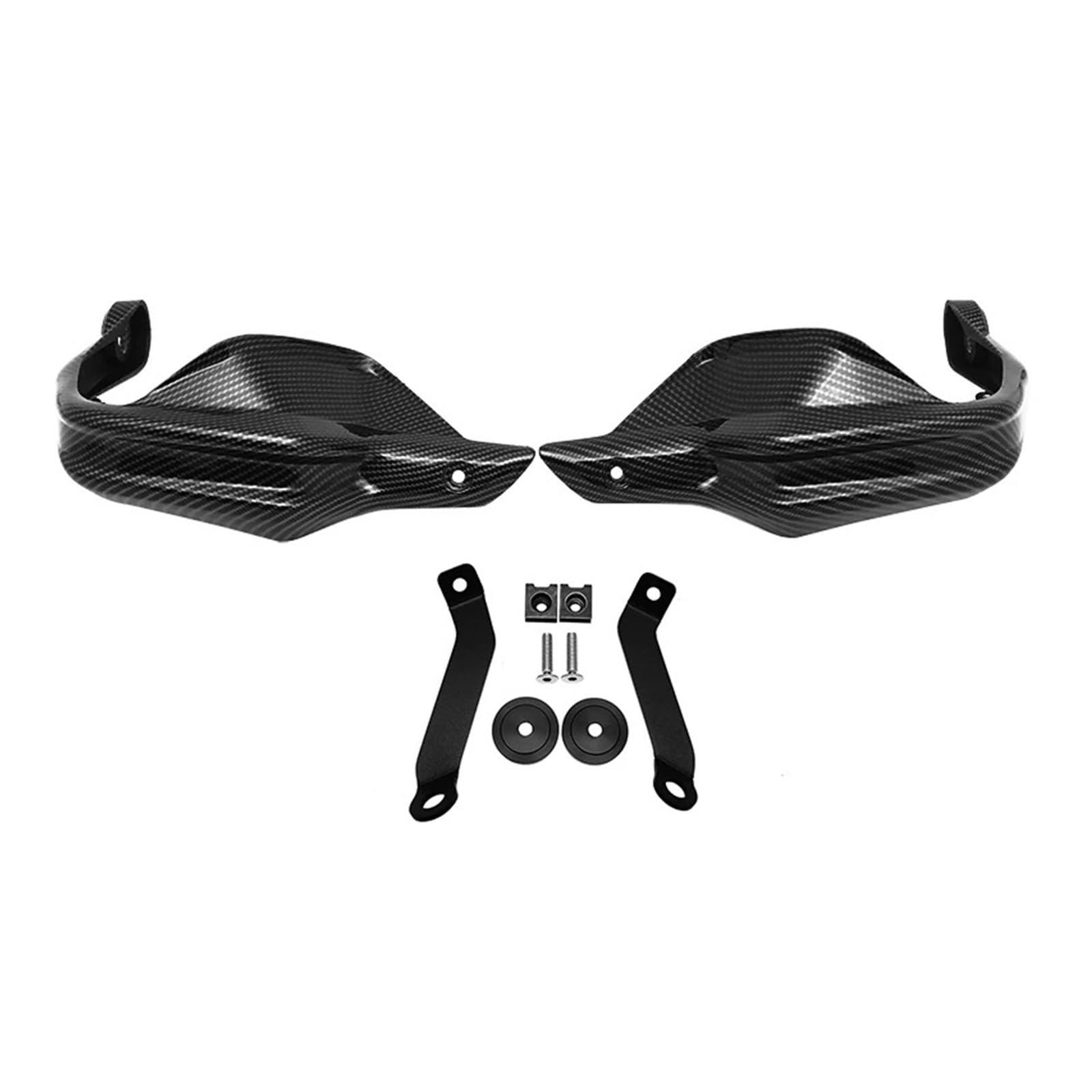 MBROS Handschutzschild Für NC 750 X CB500 X NC750X CB500X NC750S NC700X 2013-2023 2021 2022 Motorrad Handprotektor Handschutz Windschutz Handschutz Carbon Look Lenker Handprotektoren(5) von MBROS